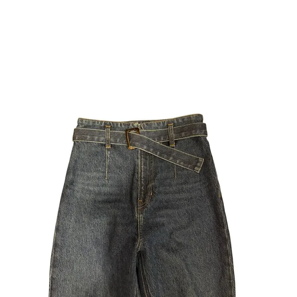 Reformation Kayo belted high waisted skinny jean size 25